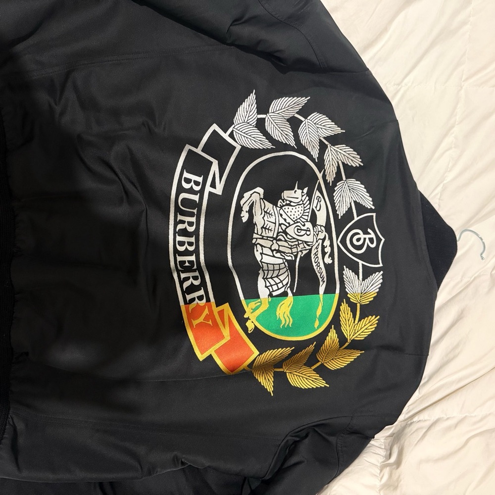 Burberry Crest Bomber Jacket